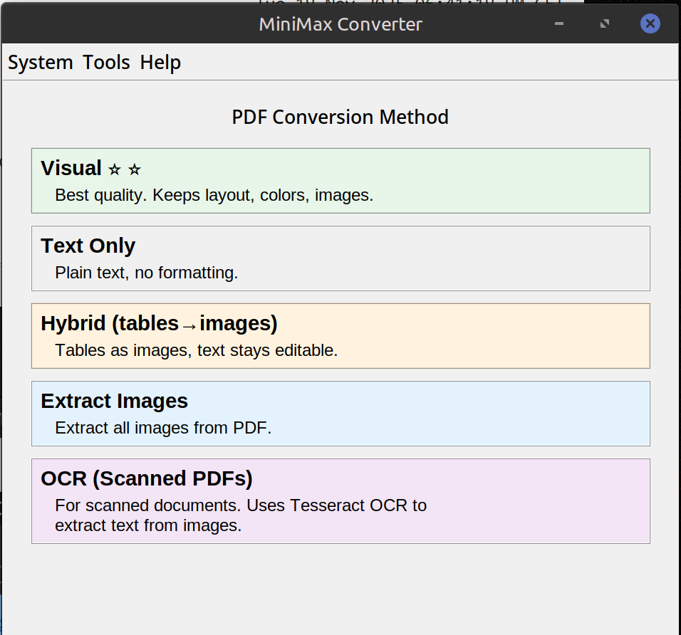 Convert PDF to DOCX — Offline, Editable Output screenshot